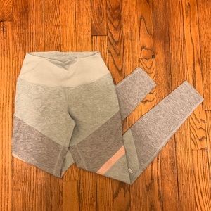Alo leggings S blue, gray, pink